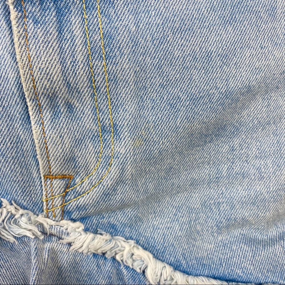GRLFRND REVOLVE RUFFLED DENIM MINI SKIRT - Picture 4 of 10